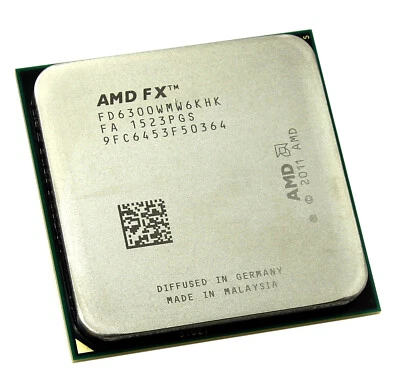 AMD FX-6300 6-Core 3.5 GHz Socket AM3+ 95W FD6300WMW6KHK Desktop CPU Processor - Image 1 of 2