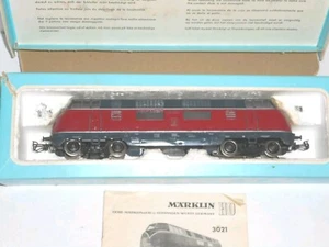 Marklin 3021 V200 Diesel Loco V.9-'65. 3 rail AC analogue. VGood cond. HO.Boxed - Picture 1 of 15