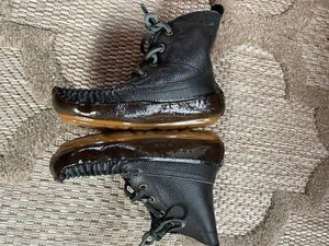 Australian Luxe Collective Dipped Kids Boondocks Leather Boot Moccasin Size 13 - Picture 1 of 11