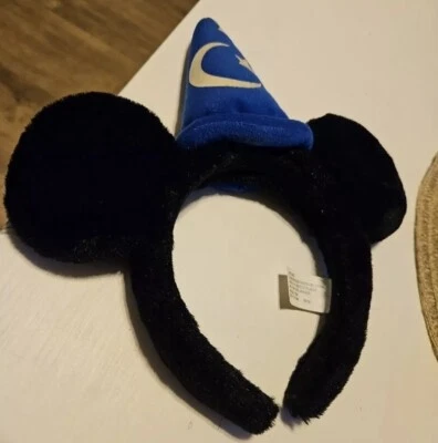 Disney Mickey Mouse Fantastia ~ Diadema Sombrero de Hechicero/Mago con Orejas Foto 1 de 2