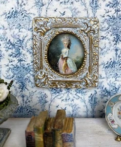 Miniature Dollhouse inspired by MONET museum quality ORNATE FRAMED print - Picture 1 of 4