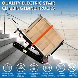 Camión de mano para escalar escaleras de acero nuevo con batería de 24 V y motor de 500 W máximo 660 lb - Imagen 1 de 8