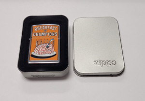Vintage Zippo 2000 Barrett Smythe Breakfast of Champions Lighter | NEW | RARE |