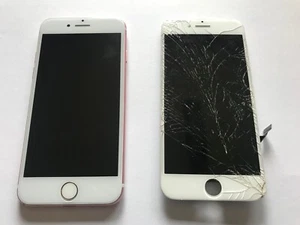 iPhone 7 Cracked Glass Broken LCD Screen Repair Replacement Mail In Service FAST - Picture 1 of 6