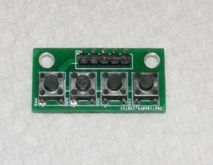 Maker / Hobbyist 4 Pushbutton switch bar - Picture 1 of 5
