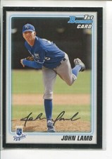 2010 Bowman Prospects Black John Lamb BP57 Kansas City Royals