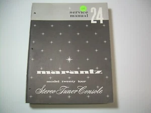 Marantz service manual with schematics original & repair info Marantz 24 - Picture 1 of 1