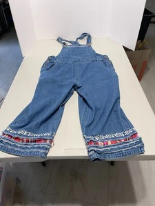 Vintage Agapo Damen Latzhose Blumenbündchen Gr. S - Bild 1 von 6