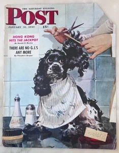 Saturday Evening Post magazine January 31, 1948 - Cover Only - art by Staehle - Imagen 1 de 1