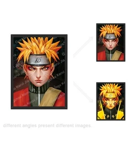 Naruto-3D Efecto Lenticular - Póster Anime Naruto, 2 cambios de imagen - Imagen 1 de 4