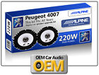 Peugeot 4007 Front Door speakers kit Alpine car speakers 220W Max