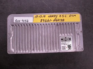 **12 13 14 TOYOTA CAMRY ECM #89661-06K20 *See item description*(BOX-9137) - Picture 1 of 2