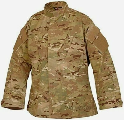 TACTICAL RESPONSE OCP UNIFORM SHIRT MULTICAM CAMOUFLAGE NYCO RIP-STOP L & XL - Image 1 of 4
