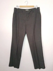 Jacqui.E Womens Grey Stretch Straight Leg Mid Rise Work Pants Size 12 EUC - Bild 1 von 5