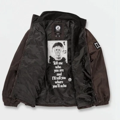 Dustbox VOLCOM Collab Dustlake Snowboard Jacket Large Dark Brown Water Resistant - Image 1 of 4