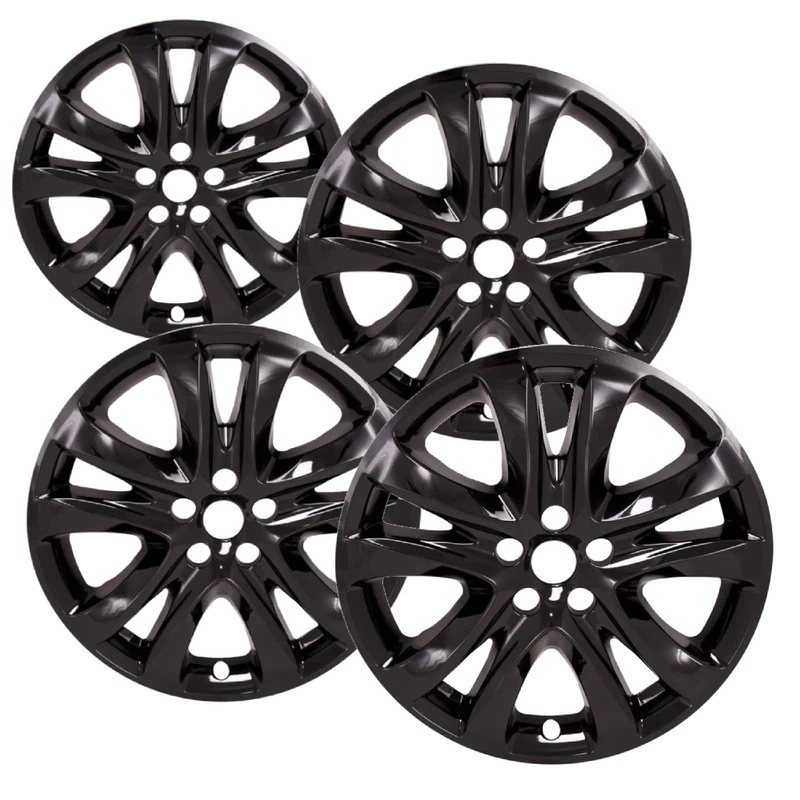 Set of 4 Gloss Black 19" Impostor Wheel Skins for 14-17 MAZDA Mazda6 Rim Covers - Image 1 of 4