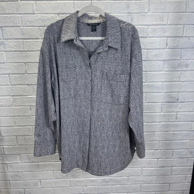 Camisa chaqueta Athleta texturizada espiga para mujer XL cápsula silenciosa de lujo Foto 1 de 4