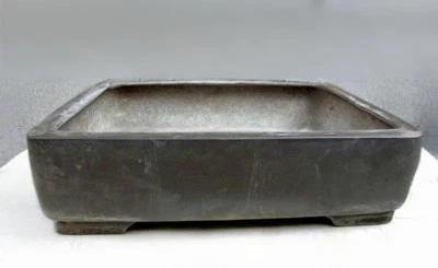 Japanese Bonsai pot TOKONAME NEZU Unglazed Rectangular Extra large W47cm KEIZAN - Image 1 of 4