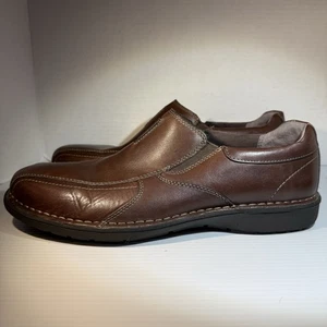 Clarks Collection Braun Leder Slipper Halbschuhe Schuhe Herren US 10,5 M - Bild 1 von 15