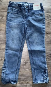 Cat & Jack Girls Super Skinny Denim Blue NEW Jeans Pants adjust waist Size 4 - Picture 1 of 4