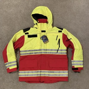$320 MSRP New - 5.11 HI-VIS JACKET (Range Red) Responder Parka 3-in-1 Jacket XL - Picture 1 of 19