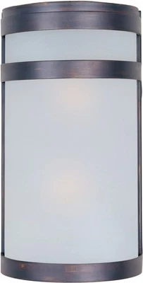 Maxim Lighting 5002FTOI Arco 2 Luces 12 pulgadas Bronce Frotado con Aceite Montaje en Pared Exterior Foto 1 de 2