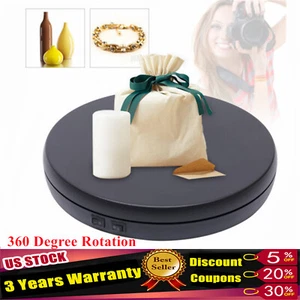 10Inch 360 Degree Motorized Turntable Display Stand/ Electric Rotating Display - Picture 1 of 15
