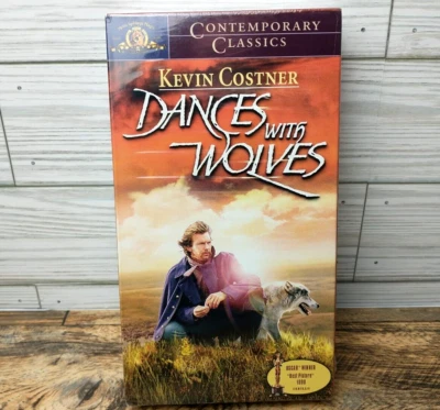 Dances with Wolves 1990 VHS 1999 Contemporary Classics Kevin Costner Movie NEW - Image 1 of 4
