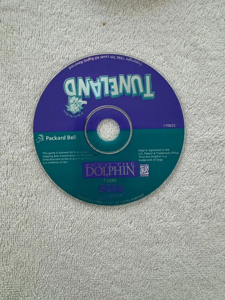 Sega Ecco The Dolphin & Tuneland 1996 PC Windows 95 - Image 1 of 1