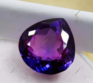 7 Ct Extremely Rare Natural Purple Tanzanite Pear Certified Loose Gemstone - Picture 1 of 6