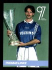 Thomas Linke Autogrammkarte FC Schalke 04 UEFA Pokalsieger 1997 TOP +A 164601 OU