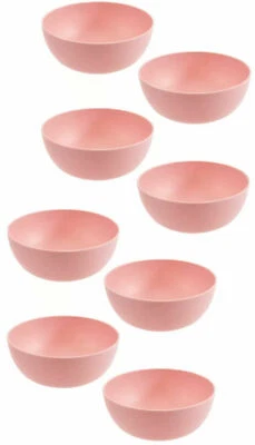 Mainstays Plastic 38 Ounce Round Bowl, Cereal Set Of 8, Cherry Blossom  BPA Free - Image 1 of 4