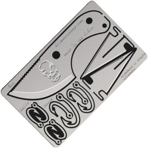 Grim Workshop Bushcraft Card Surgical Grade Stainless Construction - GWBUSHCRD - Picture 1 of 1