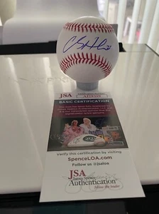 CLAY HOLMES NEW YORK YANKEES SIGNED OFFICIAL MAJOR LEAGUE BALL JSA COA - Picture 1 of 3