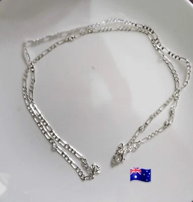 1pce 925 Sterling Silver Link Chain 22 Inch/55.88cm - image 1 of 3