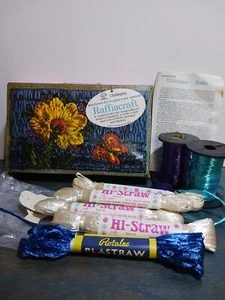 Vintage 1969 Childsplay Raffiacraft Bastelset - nicht vollständig - Bild 1 von 10