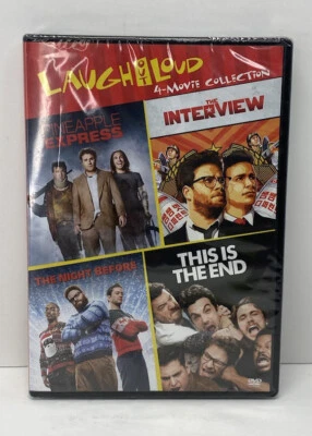 NEW Sealed LAUGH OUT LOUD 4-Movie DVD! Pineapple Express, The Interview & More - Image 1 of 3
