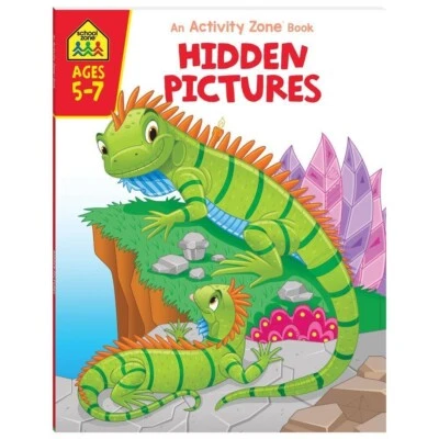 School Zone Hidden Pictures Workbook Ages 5-7 Acitivity Zone Paperback Book - Image 1 of 3