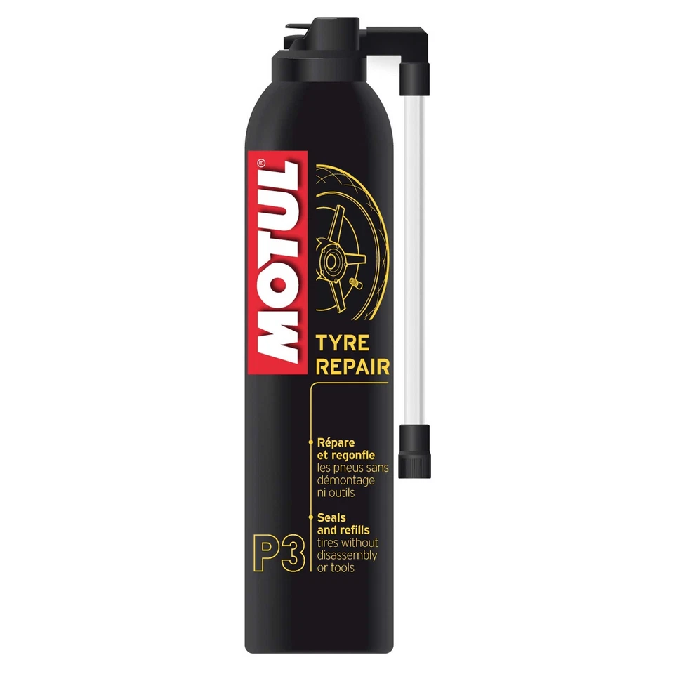 Tyre Repair Spray 300ml MOTUL P3 Motorcycles Scoooters Cars