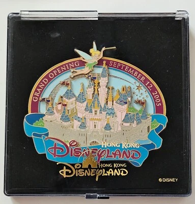 WDI HKD Cast Exclusive Tinker Bell Sleeping Beauty Castle Grand Opening Pin - Image 1 of 4
