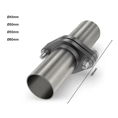 Universal Repair Flange Kit Ø45 50 55 60mm Exhaust Flange, Pipe Connector - Image 1 of 4