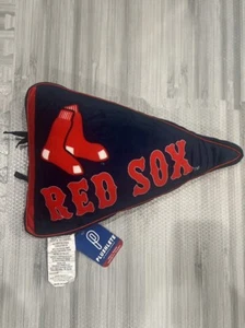 MLB Boston Red Sox Baseball Flag Stuffed Travel Souvenir Fenway Plush Pillow NEW - Picture 1 of 1