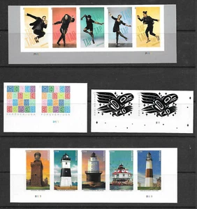 4 DELUXE IMPERFORATE 2021 Commemorative (NO Die-Cut) Issues--5613c Thru 5625c - Picture 1 of 1