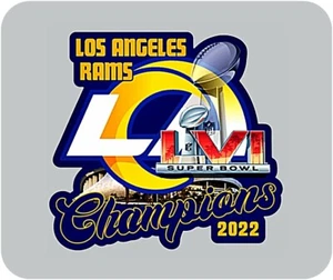 Alfombrilla de ratón para computadora/portátil LA Rams Super Bowl LVI 2022 Champions - Imagen 1 de 1