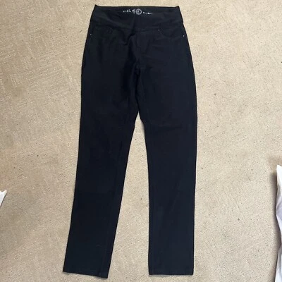 ETHYL Classic Pull On Stretch Pants Flat Front Black Size 6 - Image 1 of 3