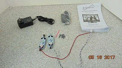 Supersonic 15.6 Inch 1080p LED HDTV, SC-1511-Parts Speakers Power adapter - Image 1 of 4