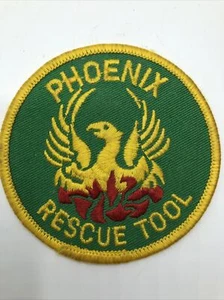 Vintage Phoenix Rescue Tool Patch Jaws Of Life Fire Rescue - Picture 1 of 3