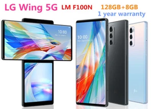 LG Wing 5G LM-F100N Dual Screen 128GB+8GB Factory Unlocked Smartphone-New Sealed - Picture 1 of 19