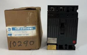 GE TEB132030WL 30A 240V 3 Pole Circuit Breaker General Electric - Picture 1 of 4