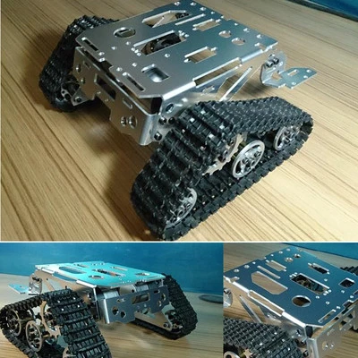 Metal Robot Tank Crawler Chassis For Arduino Smart Car Robot Kit - Image 1 of 4